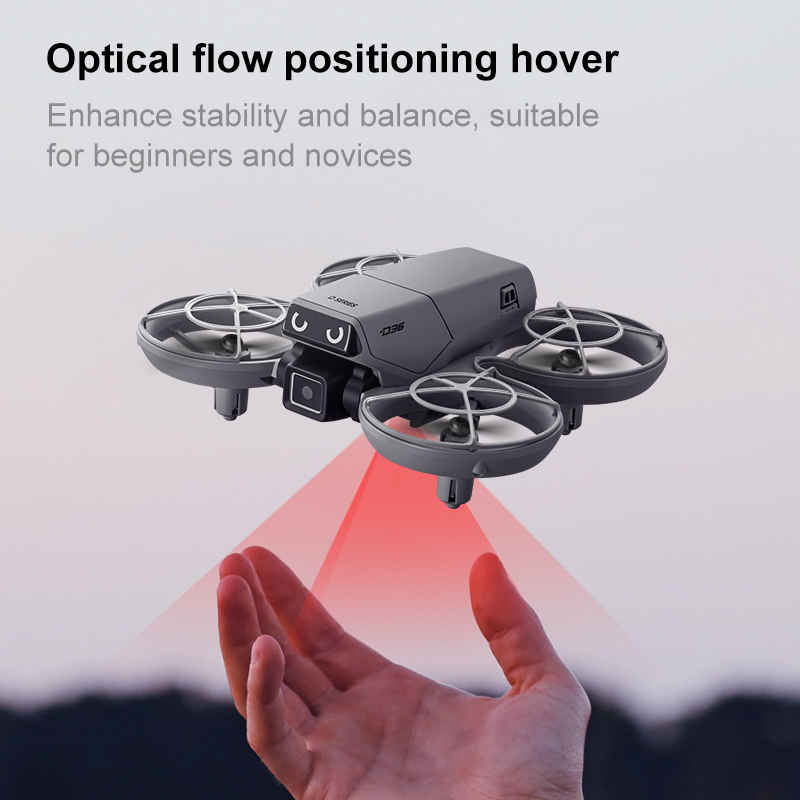 D36 4K Drone, Full Enclosed Sa - Drone Gimbal Mount ulasan dan harga