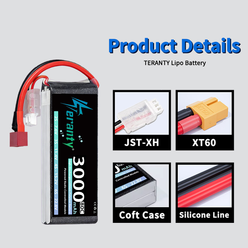 TERANTY 2S 3000mAh Lipo Batter - Drone Gimbal Controller ulasan dan harga