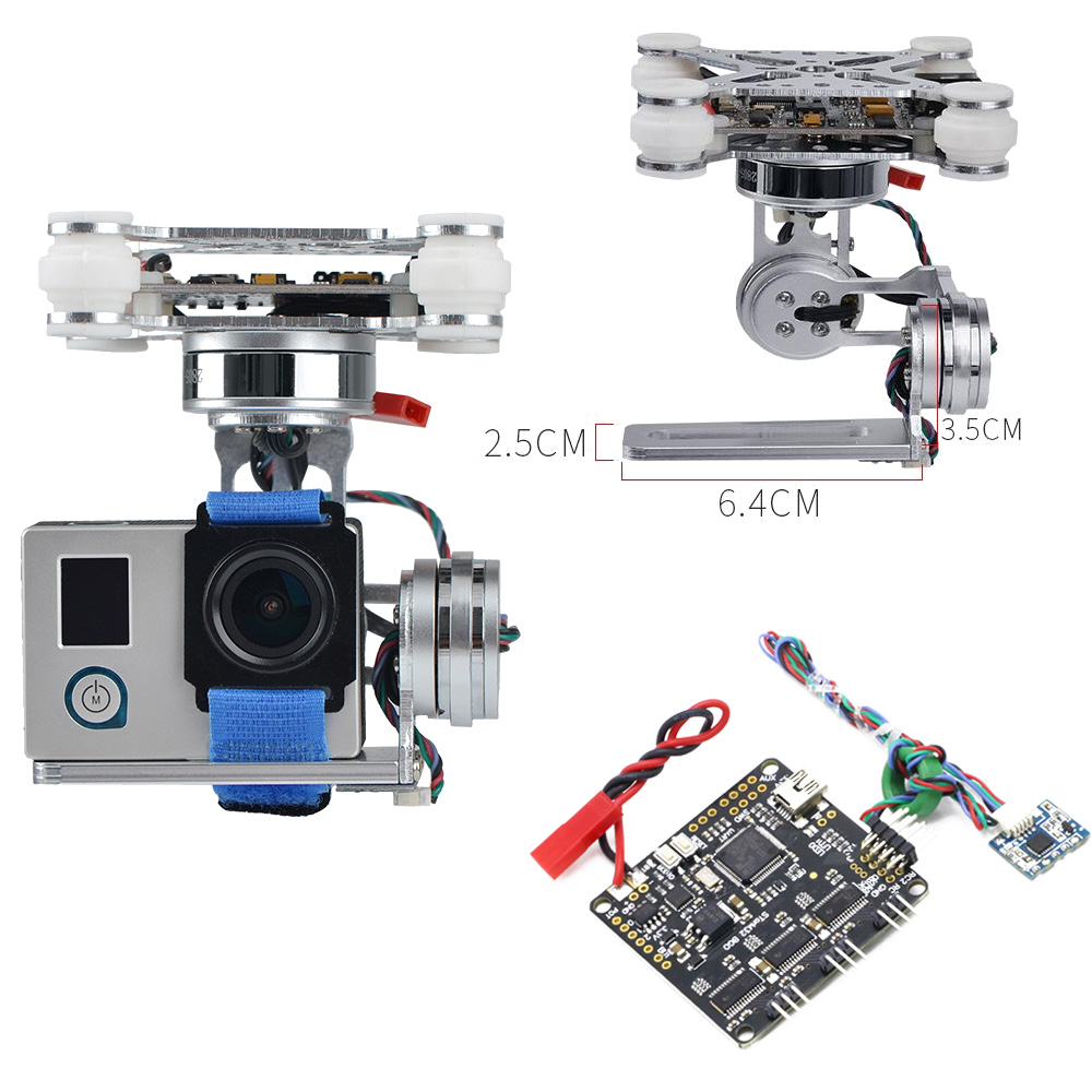 RCTOSKY 3-Axis Brushless Gimba - Drone Gimbal Mount ulasan dan harga
