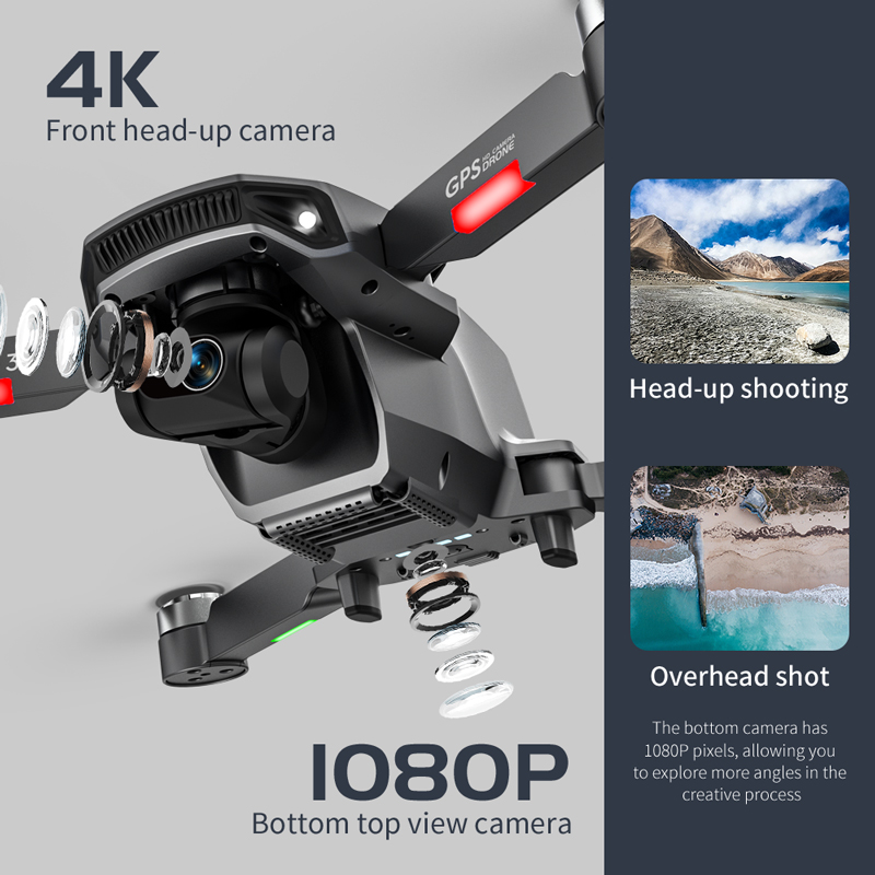 L106 Pro 3 Drone 5G WIFI FPV F - Drone Gimbal 2 Axis ulasan dan harga